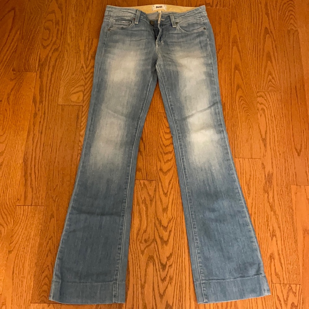 Paige denim slightly flared low-waist jeans - size 26 (EUC)